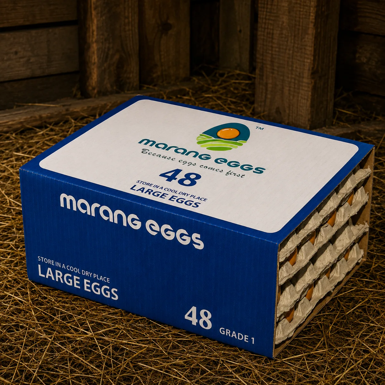 Marang farm fresh eggs 48 Large box — farm fresh egg supplier Rustenburg