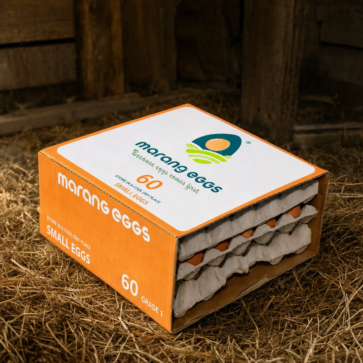 Marang farm fresh eggs 60 Small box — wholesale eggs supplier South Africa